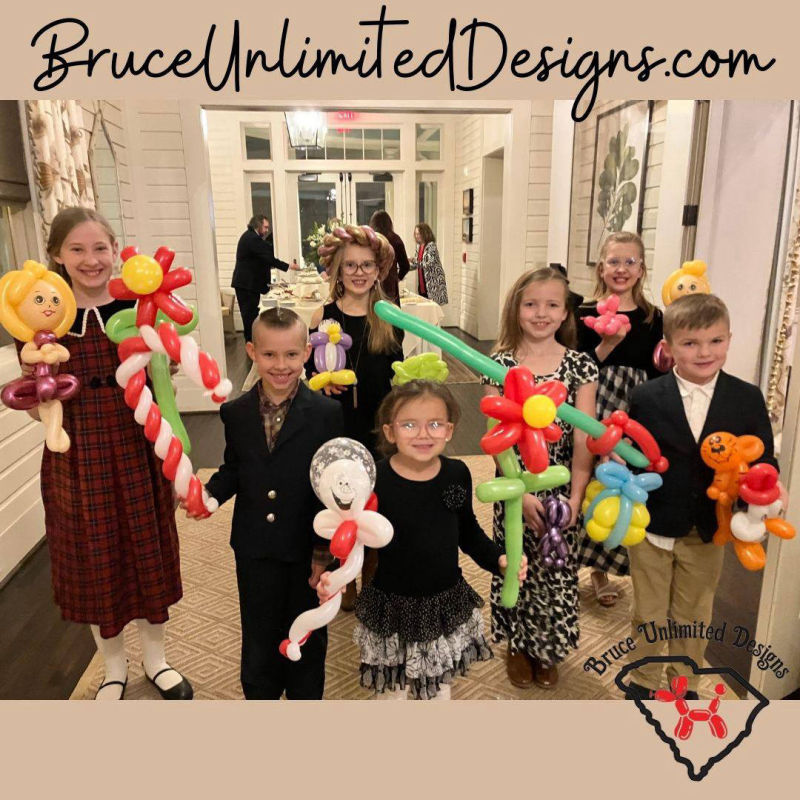 bruce unlimited designs balloon twisting party greer sc