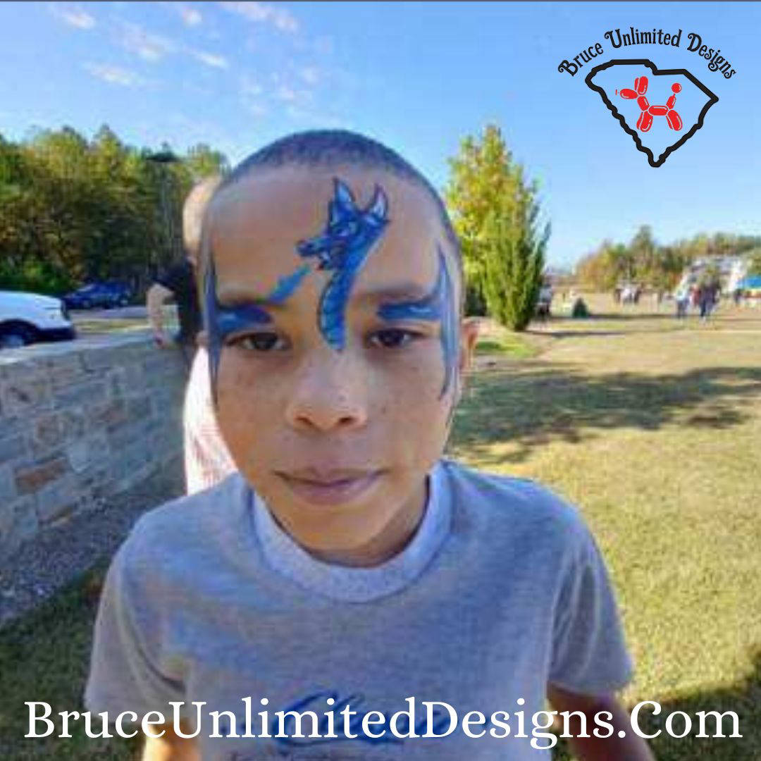 Bruce Unlimited Designs Face Painting Taylor’s SC Simpsonville SC