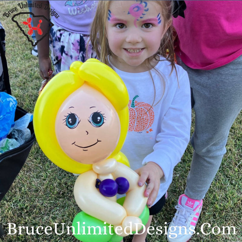 Bruce Unlimited Designs Face Painting Balloon Twisting Greenville SC