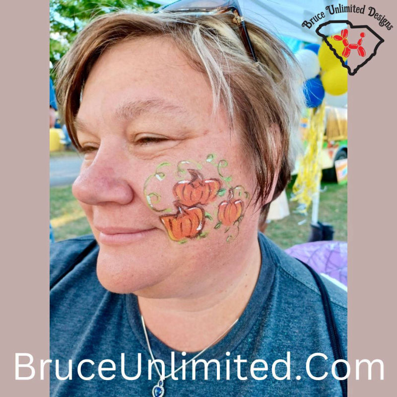 Bruce Unlimited Designs Face Painting Mauldin SC Clemson SC