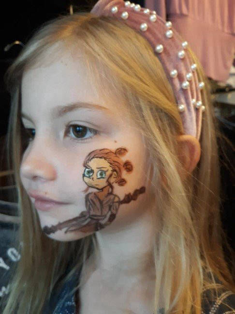 bruce unlimited designs face painting star wars ray design grand opening festival greenville simpsonville taylors sc