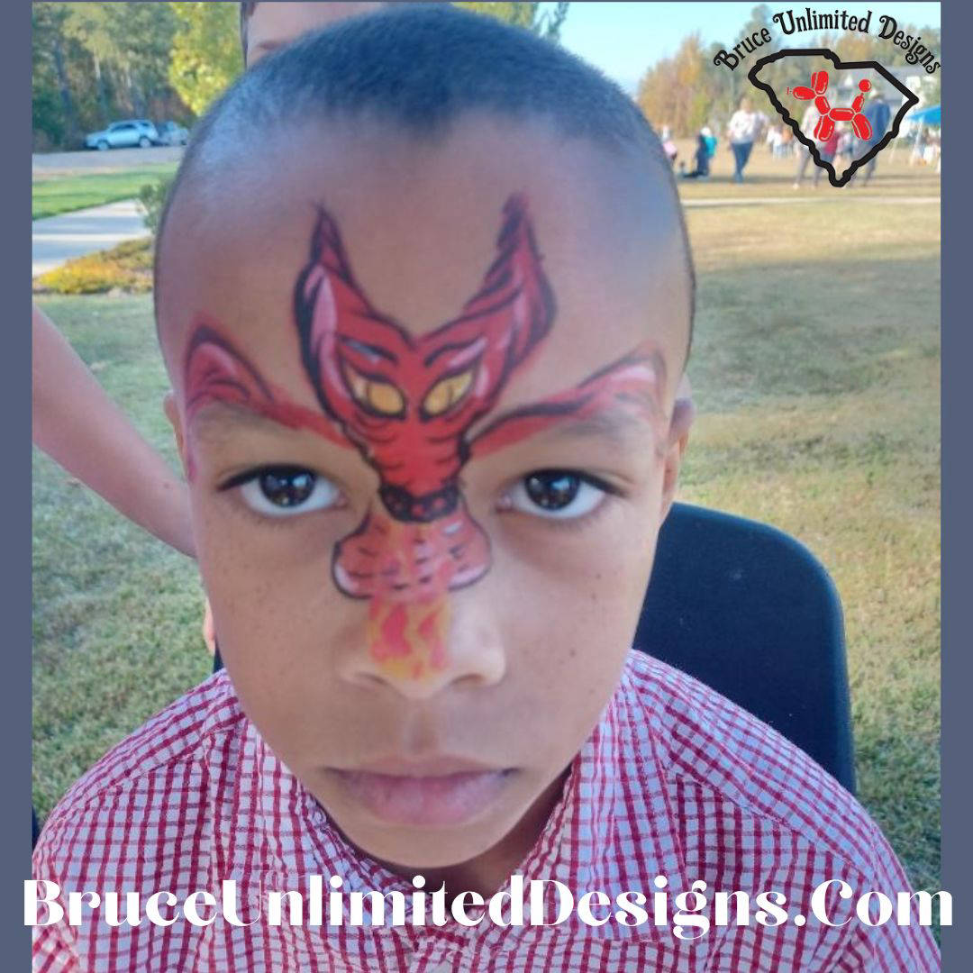 Bruce Unlimited Designs Face Painting Taylors SC Simpsonville SC