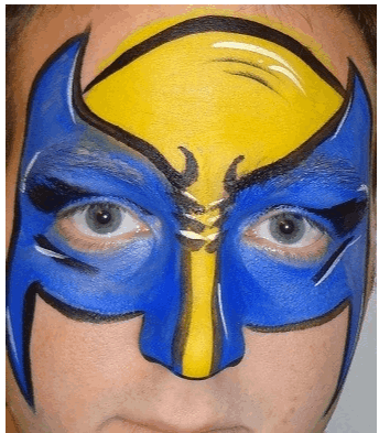 wolverine face painting entertainer custom face painter entertainment decor greenville sc anderson sc spartanburg sc upstate sc bruce unlimited designs